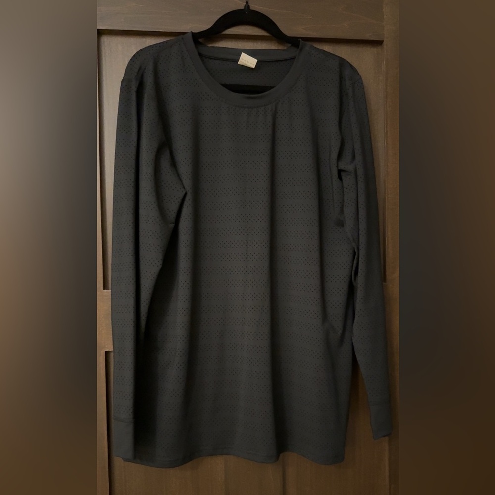 Elegant Black Long Sleeve Women's Top